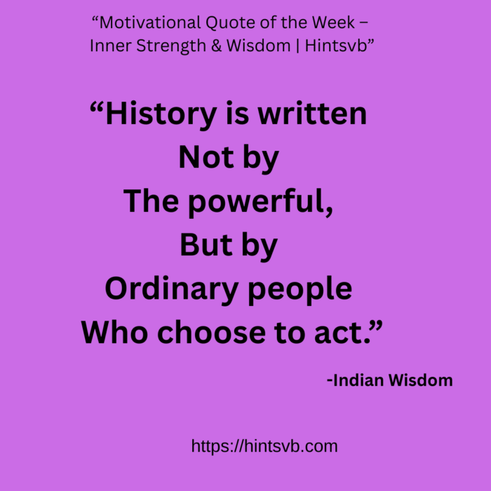 ordinary people who change history