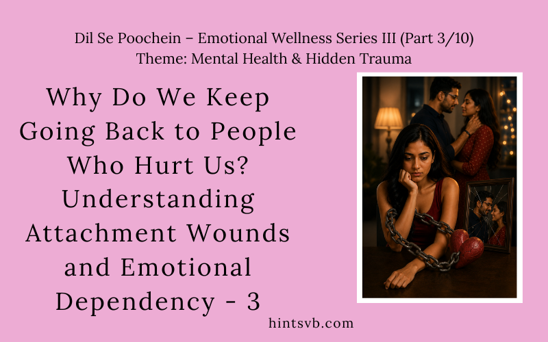 Why Do We Keep Going Back to People Who Hurt Us? Understanding Attachment Wounds and Emotional Dependency – 3