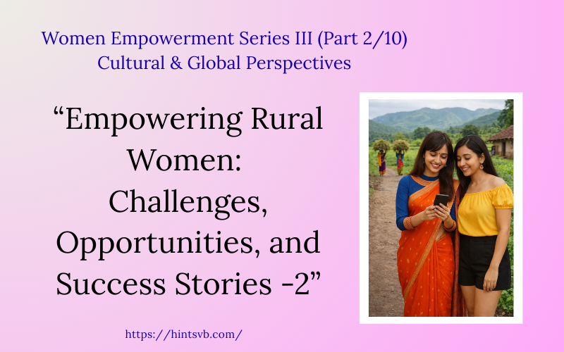 Empowering Rural Women: Challenges, Opportunities, and Success Stories -2