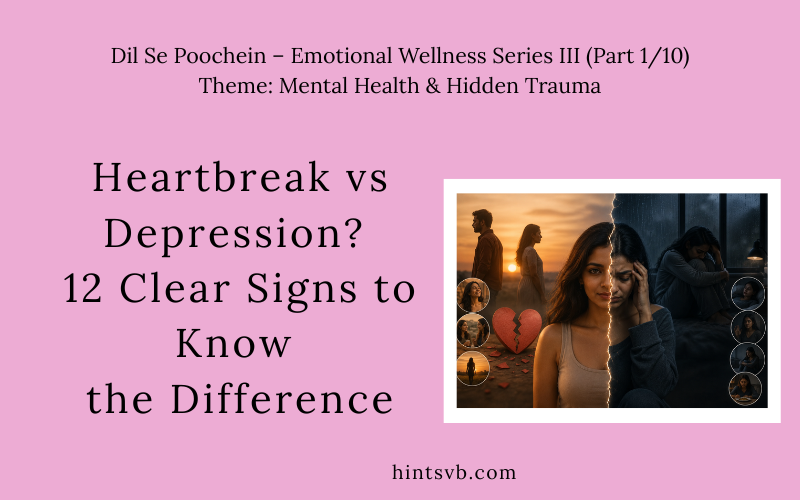 Heartbreak vs Depression? 12 Clear Signs to Know the Difference