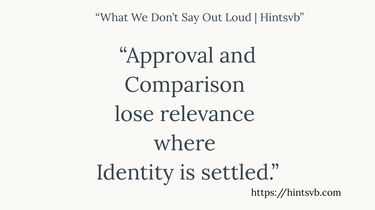 Identity | What We Don’t Say Out Loud – 5