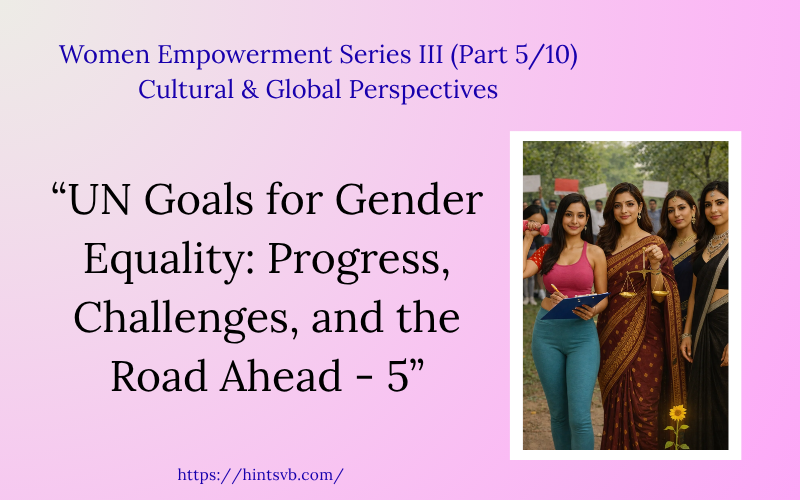 UN Goals for Gender Equality: Progress, Challenges, and the Road Ahead – 5