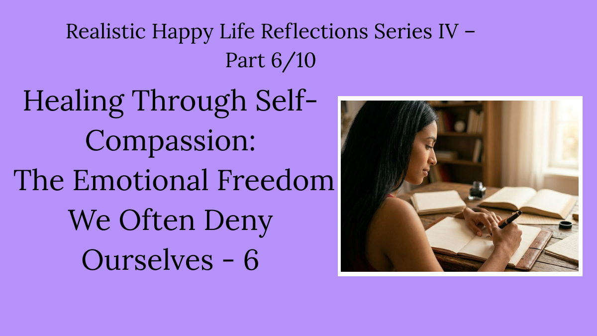 Healing Through Self-Compassion: The Emotional Freedom We Often Deny Ourselves – 6