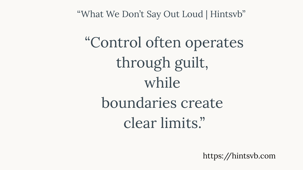 Guilt | What We Don’t Say Out Loud – 16