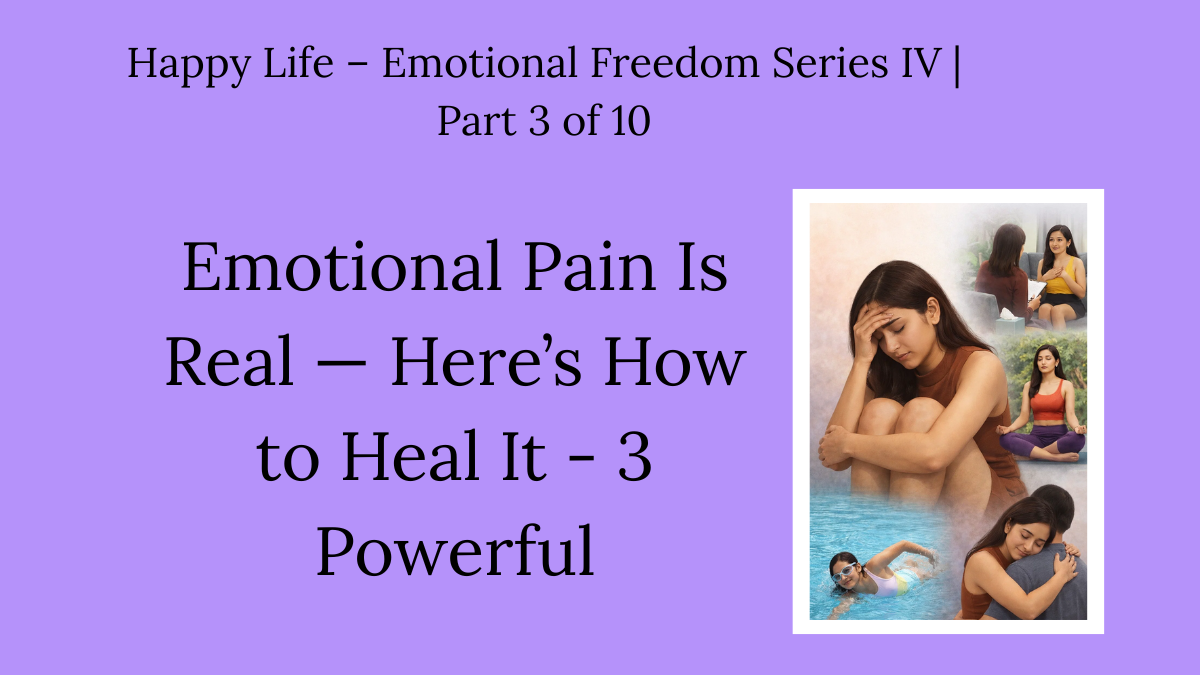 Emotional Pain Is Real — Here’s How to Heal It – 3 Powerful