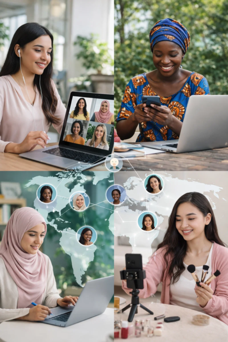 Online Platforms Empowering Women